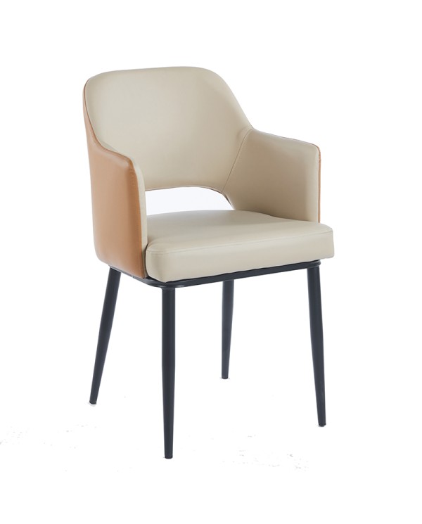 sillón de hostelería en polipiel con hueco en el respaldo L74E