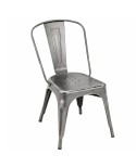 Silla industrial metálica para hostelería ZC23