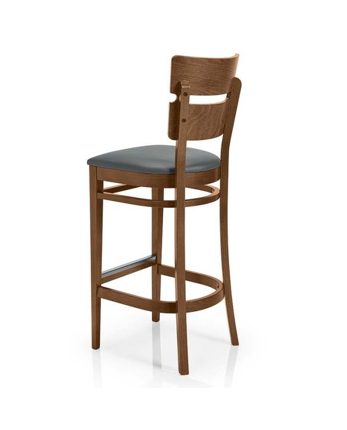 Taburete de madera tapizado JMS Moreira ZH07B