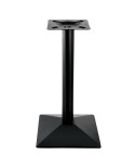Base de mesa cónica metálica en color negro para hostelería y hogar