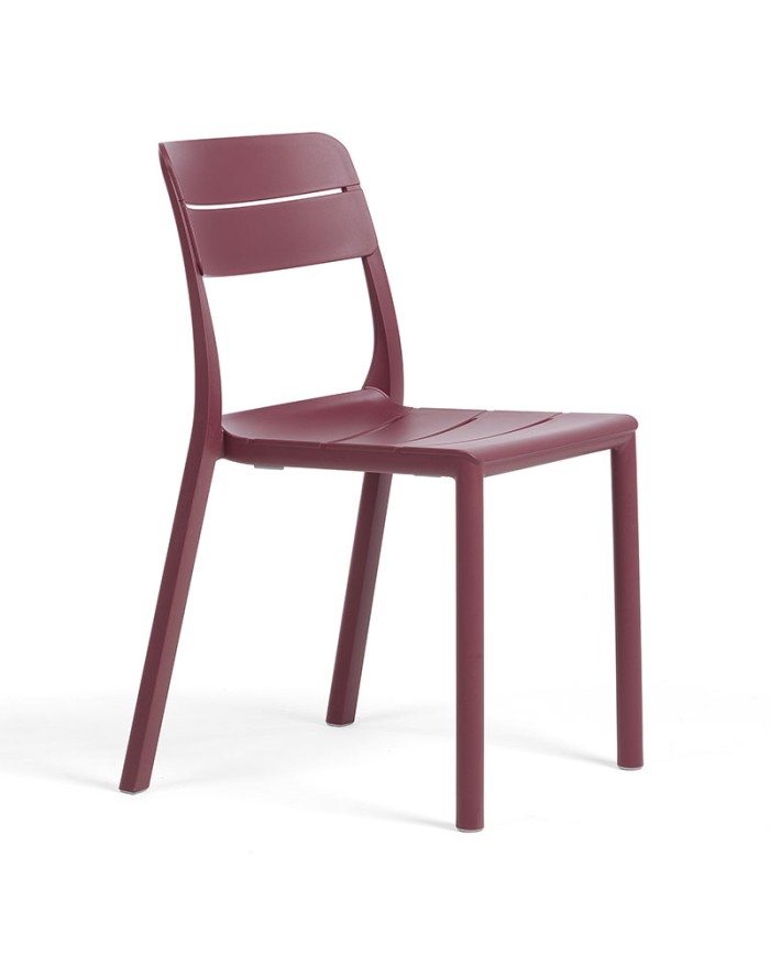 Silla Cassia NARDI apilable en polipropileno con fibra de vidrio para hogar y hostelería