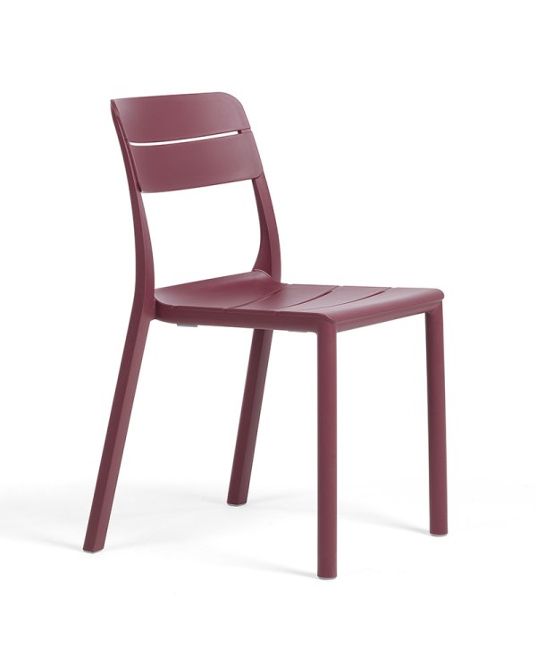 Silla Cassia NARDI apilable en polipropileno con fibra de vidrio para hogar y hostelería