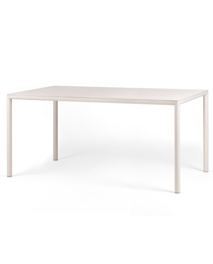 Mesa Piave 160x90 NARDI en compacto y aluminio para exterior, hogar y hostelería