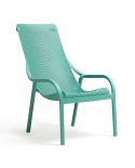 Sillón Net Lounge NARDI en polipropileno con fibra de vidrio para jardín, terraza, piscina y hotel.