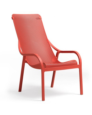 Sillón Net Lounge NARDI apilable para jardín