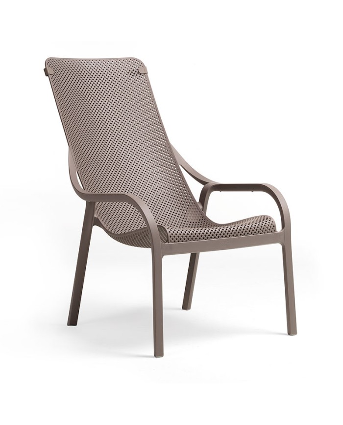 Sillón Net Lounge NARDI apilable para jardín
