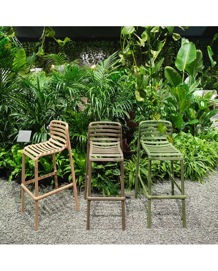 Taburete Doga NARDI apilable para barra y jardín