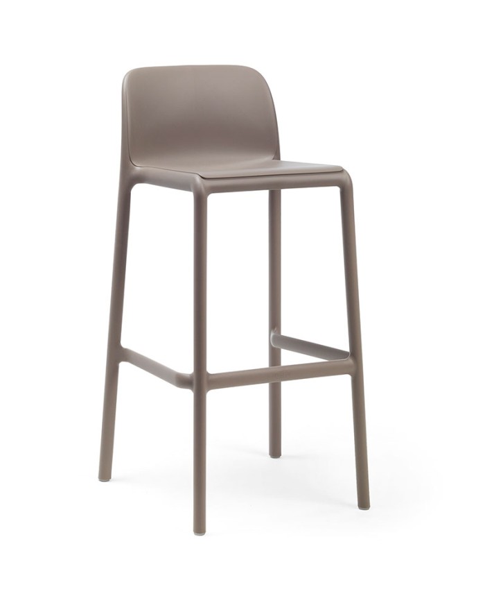 Taburete Faro Nardi apilable para exterior y barra