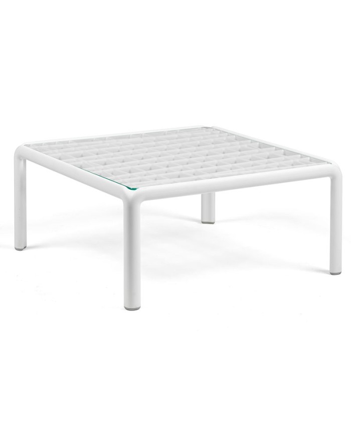 Mesa Komodo Nardi con cristal de 70x70