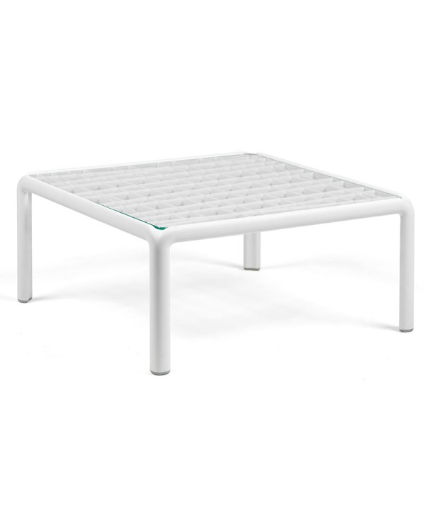 Mesa Komodo Nardi con cristal de 70x70