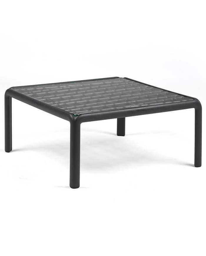 Mesa Komodo Nardi con cristal de 70x70