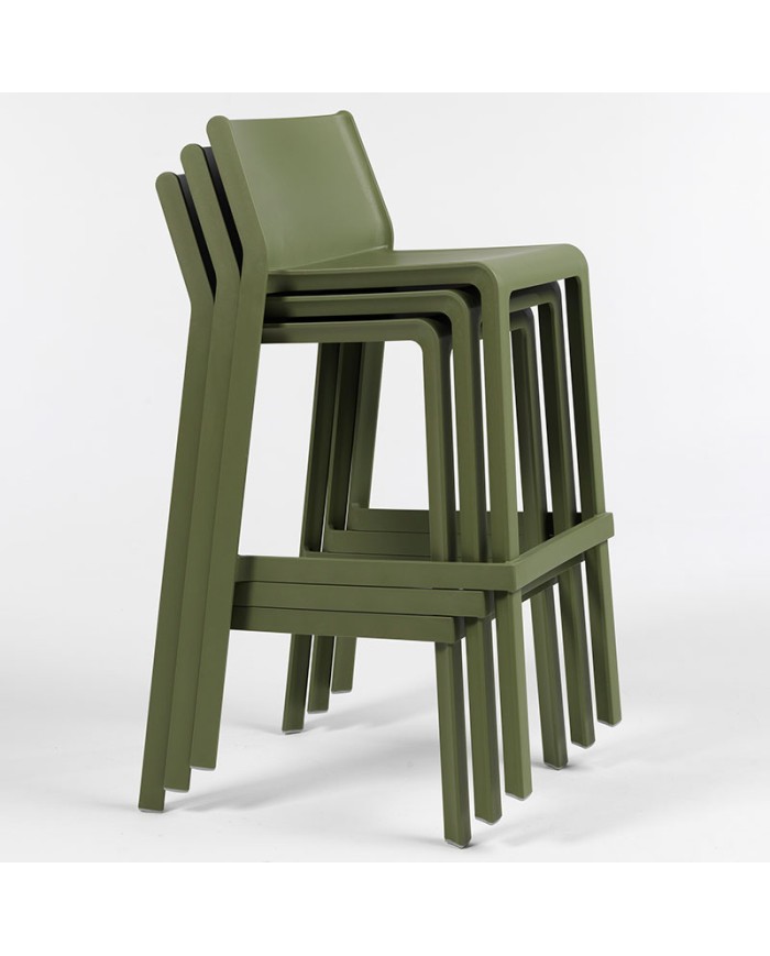 Taburete Trill Nardi apilable para barra