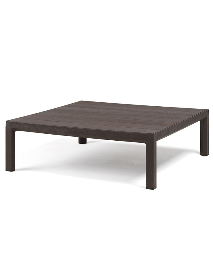 Mesa de centro Maximo 80 NARDI fabricada en polipropileno con fibra de vidrio para espacios exteriores, terrazas y hostelería