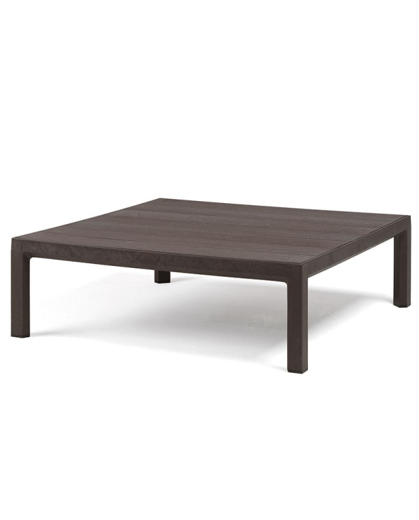Mesa de centro Maximo 80 NARDI fabricada en polipropileno con fibra de vidrio para espacios exteriores, terrazas y hostelería