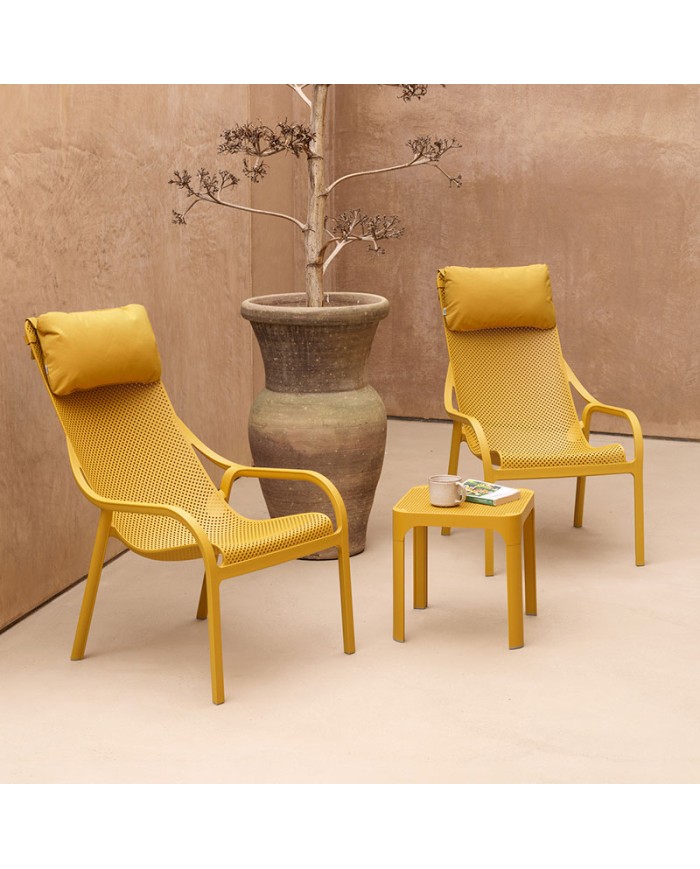 Sillón Net Lounge NARDI apilable para jardín