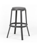 Taburete Faro Nardi apilable para exterior y barra