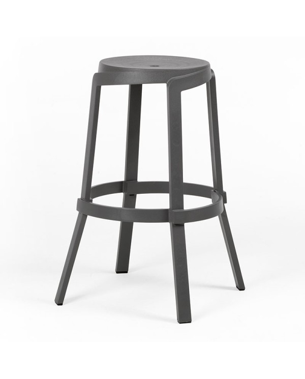Taburete Stack Maxi NARDI apilable para exterior y hostelería