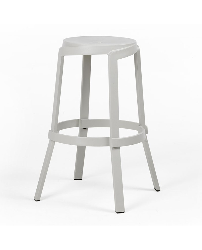 Taburete Stack Maxi NARDI apilable para exterior y hostelería
