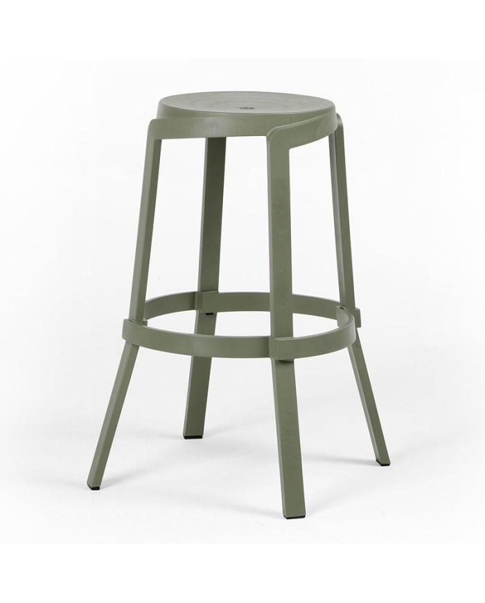 Taburete Stack Maxi NARDI apilable para exterior y hostelería