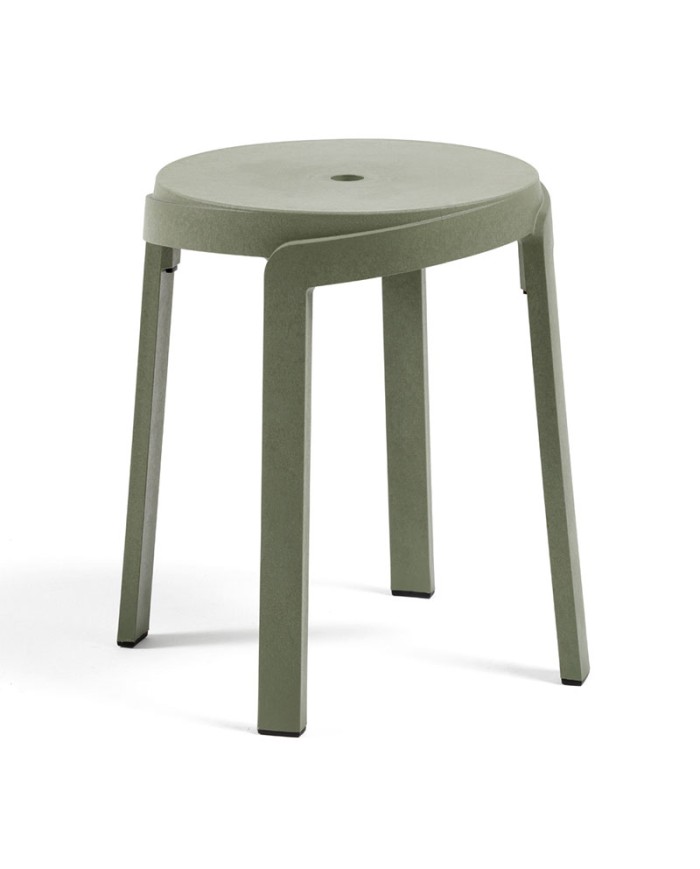 Taburete Stack Mini NARDI apilable para terraza exterior