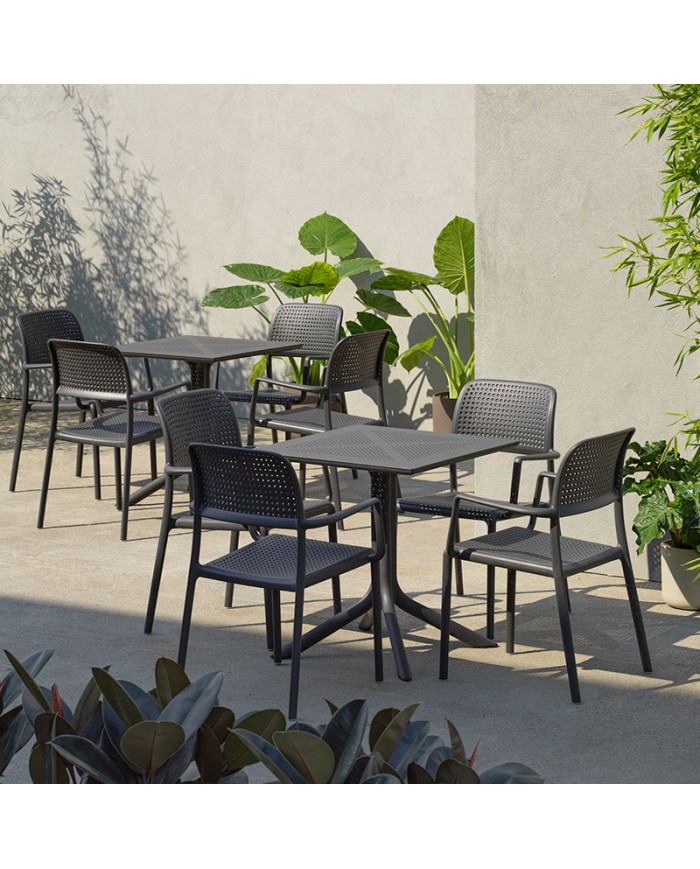Sillón Bora NARDI apilable para terraza y jardín