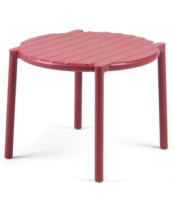 Mesa Doga NARDI redonda apilable para exterior