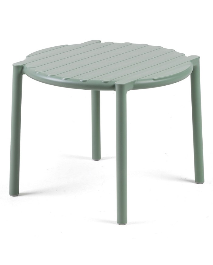 Mesa Doga NARDI redonda apilable para exterior