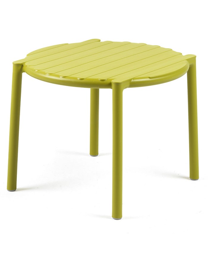 Mesa Doga NARDI redonda apilable para exterior