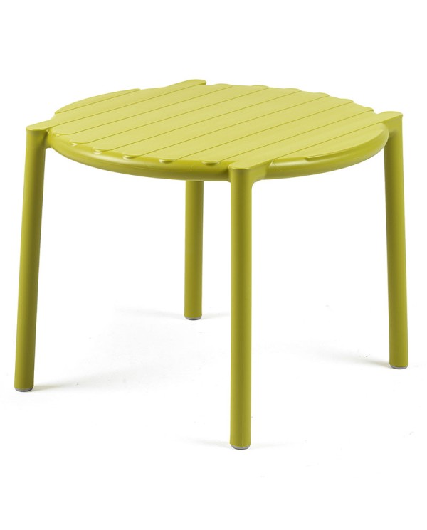 Mesa Doga NARDI redonda apilable para exterior