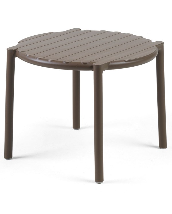 Mesa Doga NARDI redonda apilable para exterior