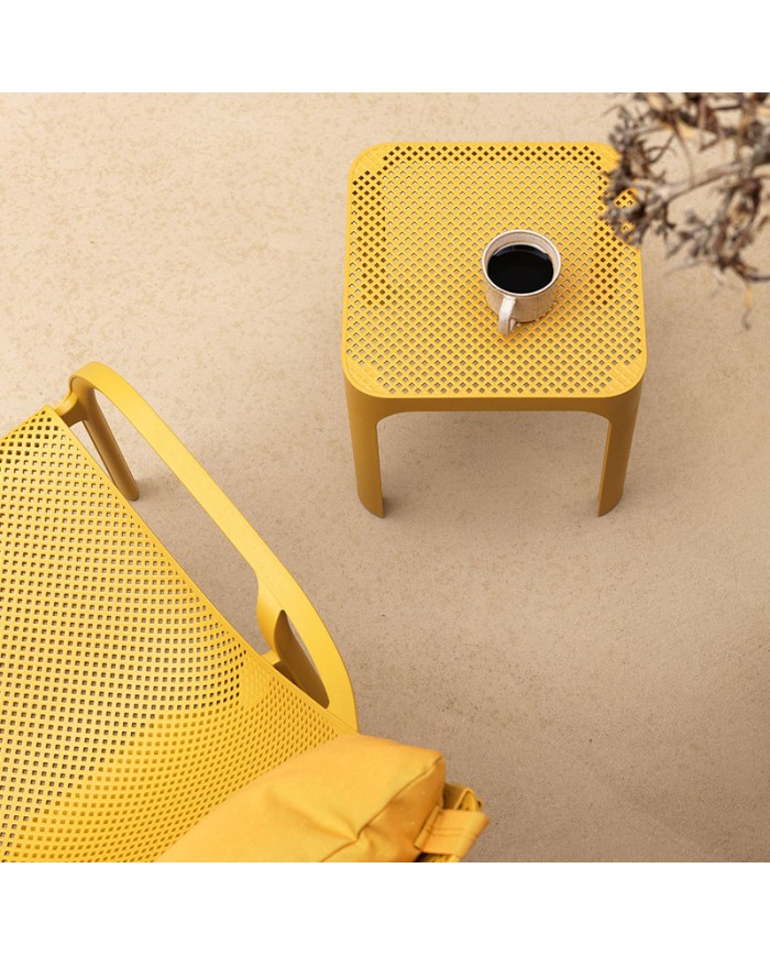 Mesa Net 40 NARDI de 40x40 para jardín y terraza