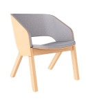 Sillón contemporáneo perteneciente a la colección Merano