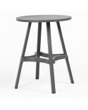Mesa redonda Combo 70 NARDI fabricada en polipropileno con fibra de vidrio para hostelería, terraza y jardín