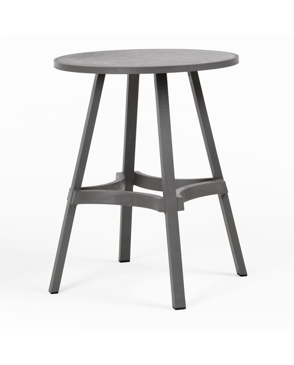 Mesa redonda Combo 70 NARDI fabricada en polipropileno con fibra de vidrio para hostelería, terraza y jardín