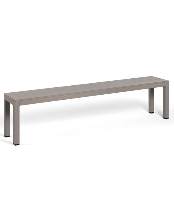 Banco Rio Bench Alu Nardi en aluminio para hostelería y jardín