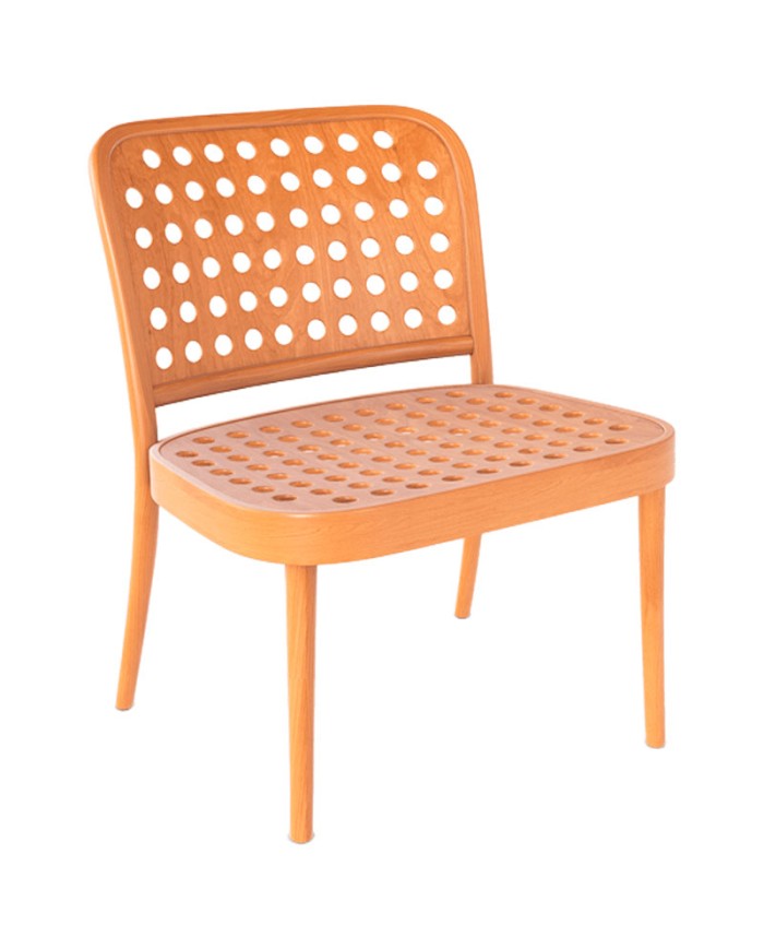 Sillón 822 TON sin brazos fabricado en madera de haya.