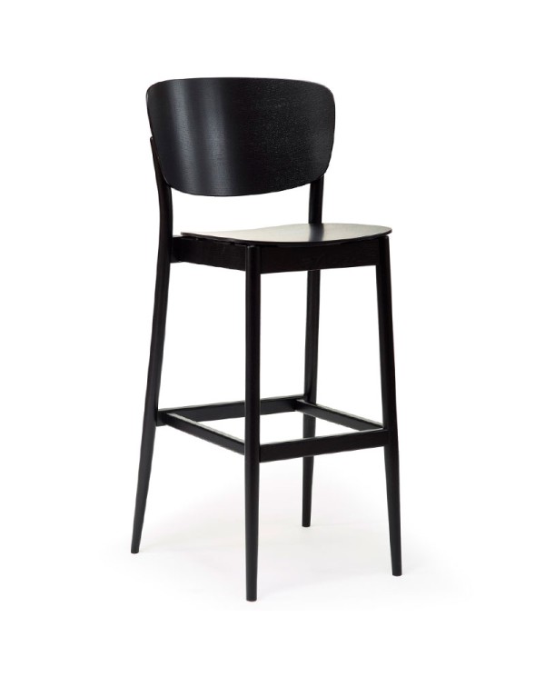 Taburete Valencia Bar TON 311 383 fabricado en madera de haya.