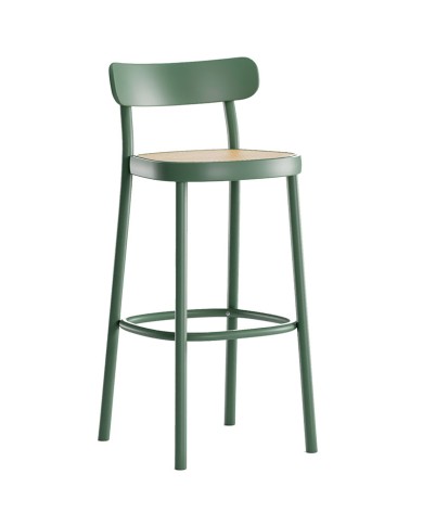 Taburete La Zitta Bar TON 311 302 fabricado en madera de haya.
