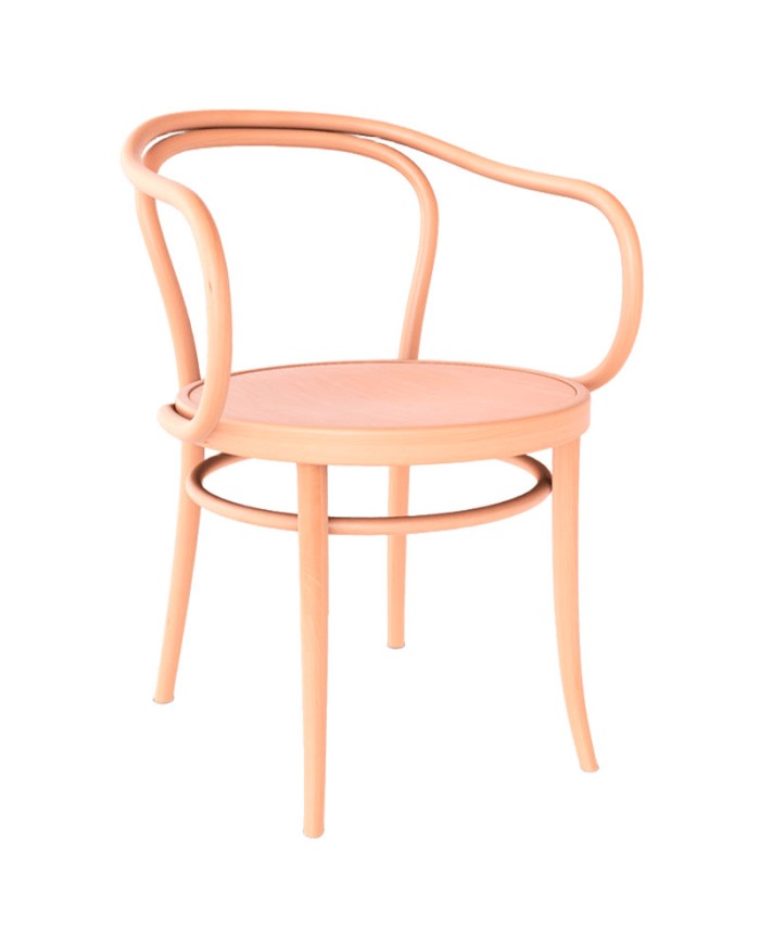 Sillón 30 TON 321 030 fabricado en madera de haya con asiento de madera.