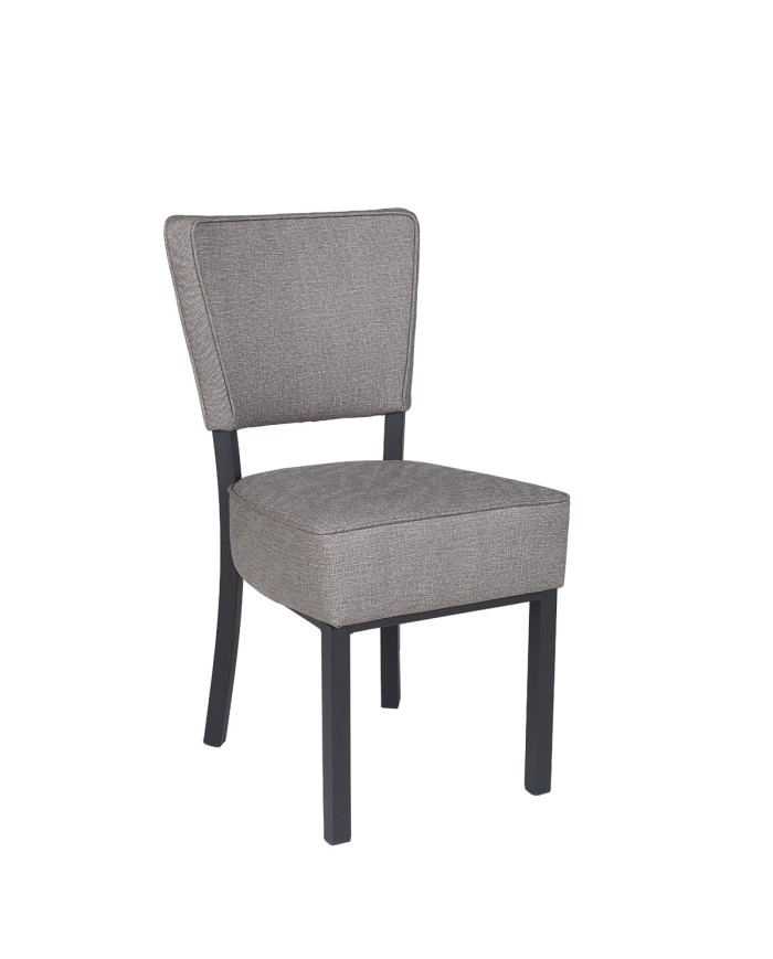 Silla Bohemia curvada tapizada para hogar y hostelería L14