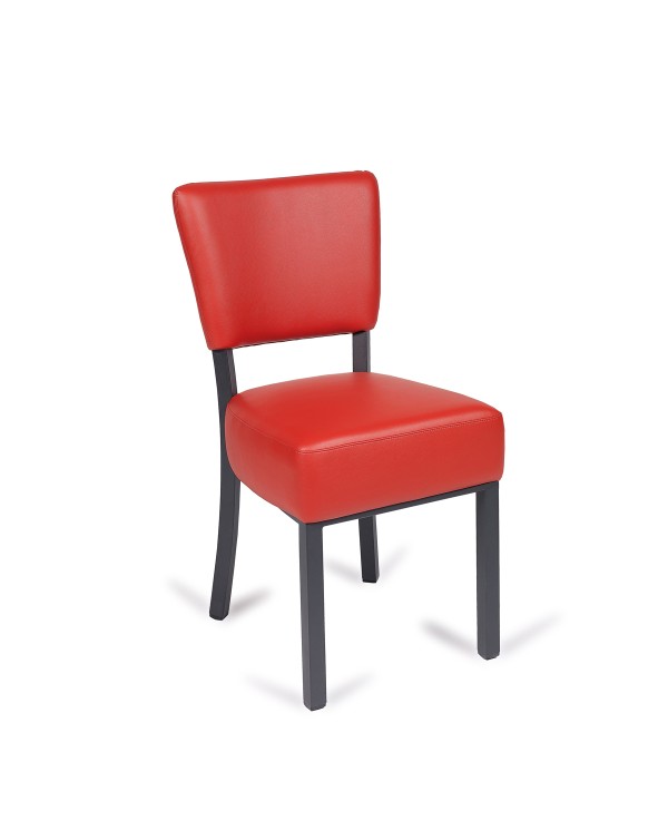 Silla Bohemia curvada tapizada para hogar y hostelería L14
