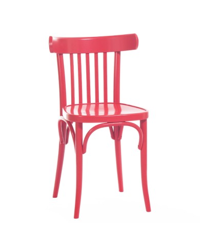 Silla TON 763 de madera de haya estilo Thonet para hostelería.