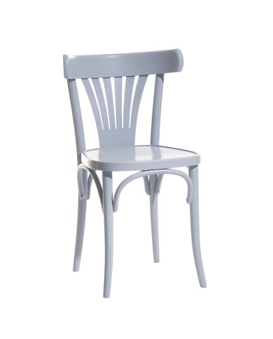 Silla TON 56 de madera de haya curvada estilo Thonet para hostelería.