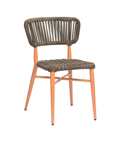 Silla Provenza en metal con cuerda para hostelería M72B