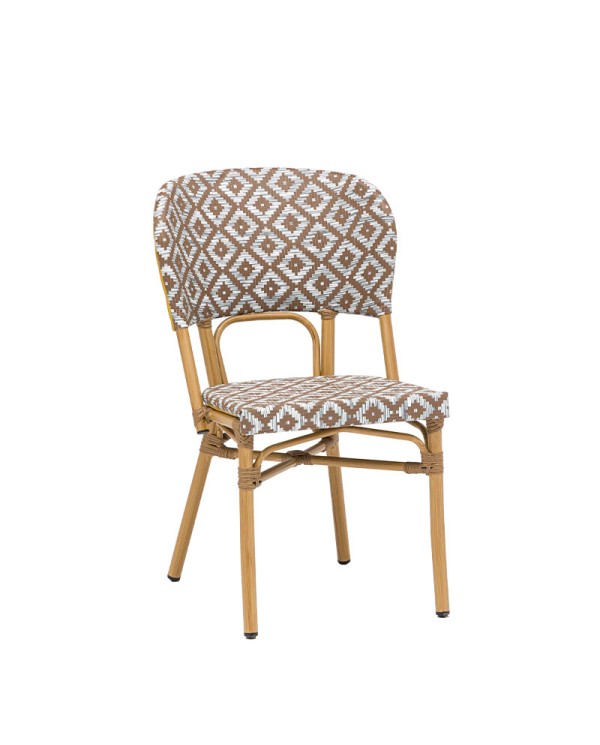 Silla Avignon curvada para hostelería y hogar M77