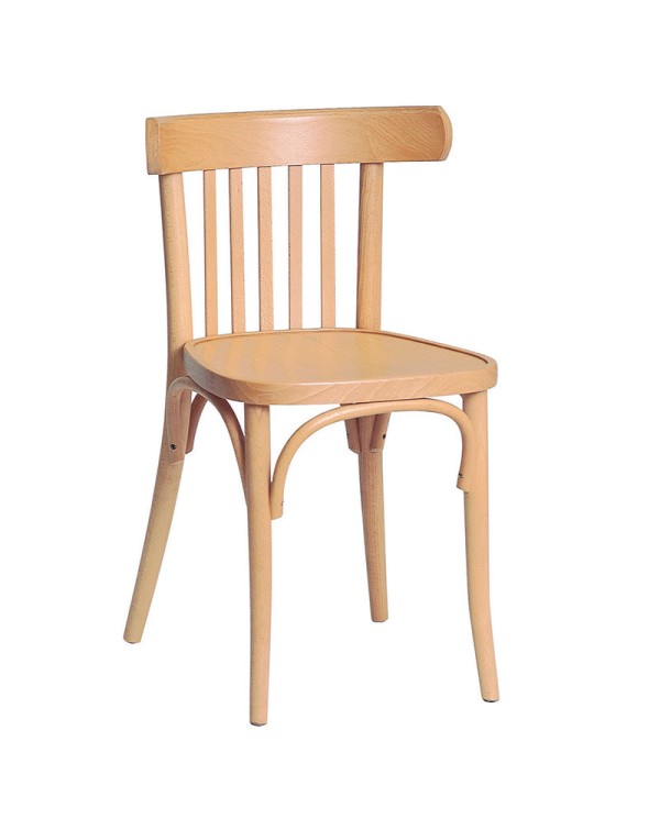 Silla de madera TON 763 para proyectos de hostelería e interiorismo.
