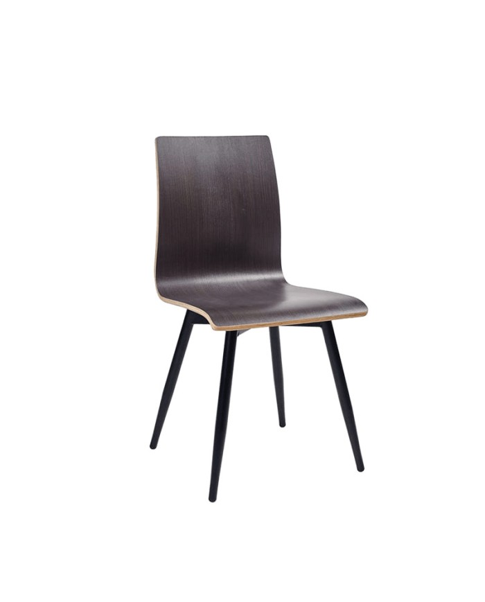 Silla Michigan P-4 de estructura metálica y laminado para hostelería y también en cocina.
