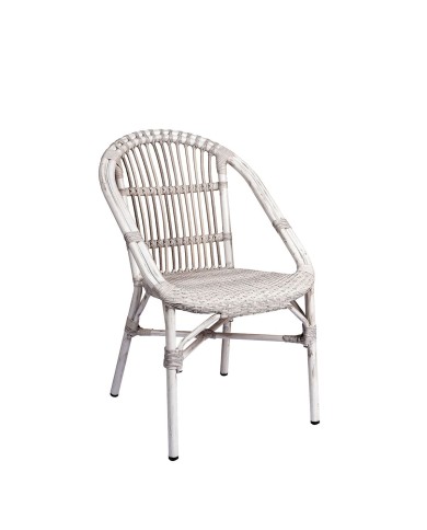 Sillón Barbados aluminio con médula para terraza ZC00