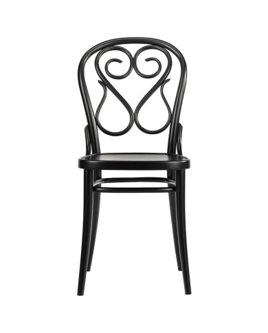 Silla TON 4 de haya con respaldo en forma de corazón