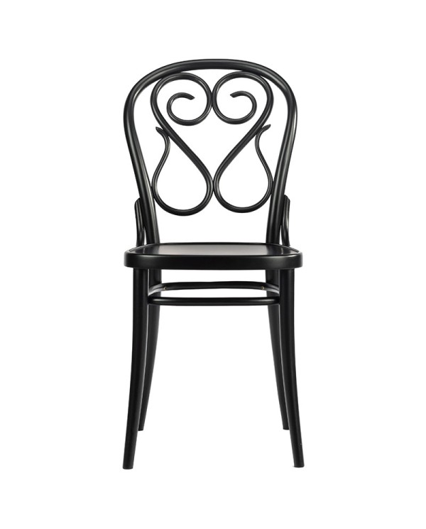 Silla TON 4 de haya con respaldo en forma de corazón